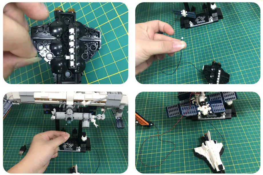 GAME OF BAICKS 21321 Light Kit for International Space Station - fig 15