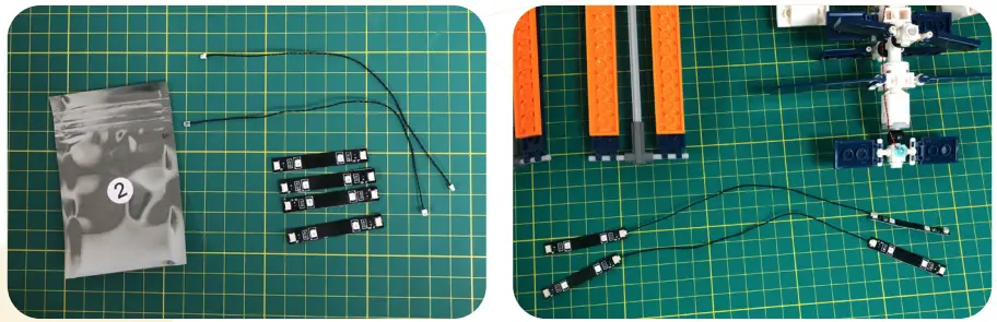 GAME OF BAICKS 21321 Light Kit for International Space Station - fig 3