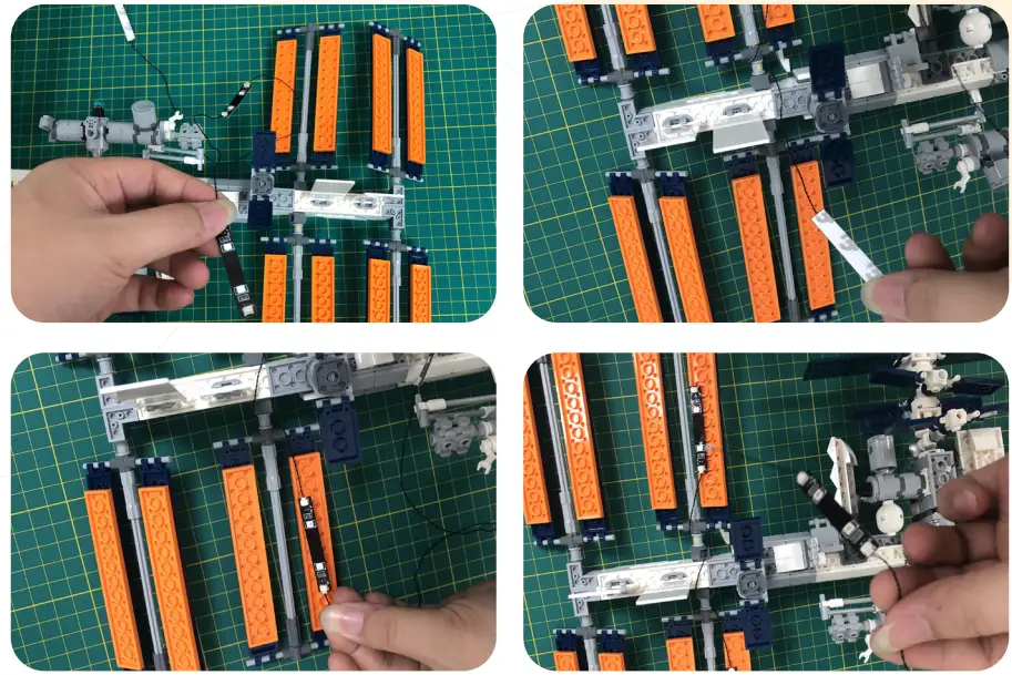 GAME OF BAICKS 21321 Light Kit for International Space Station - fig 5