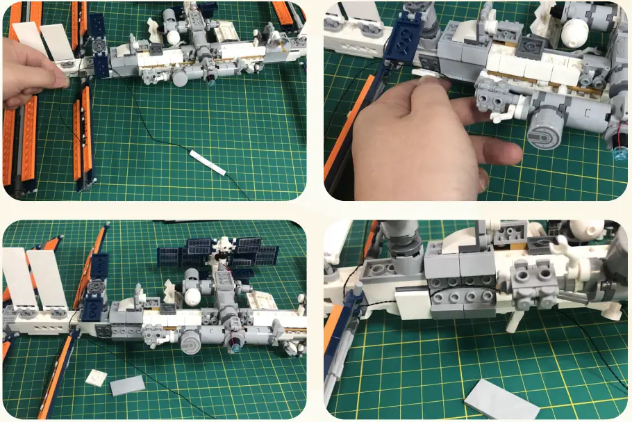 GAME OF BAICKS 21321 Light Kit for International Space Station - fig 6
