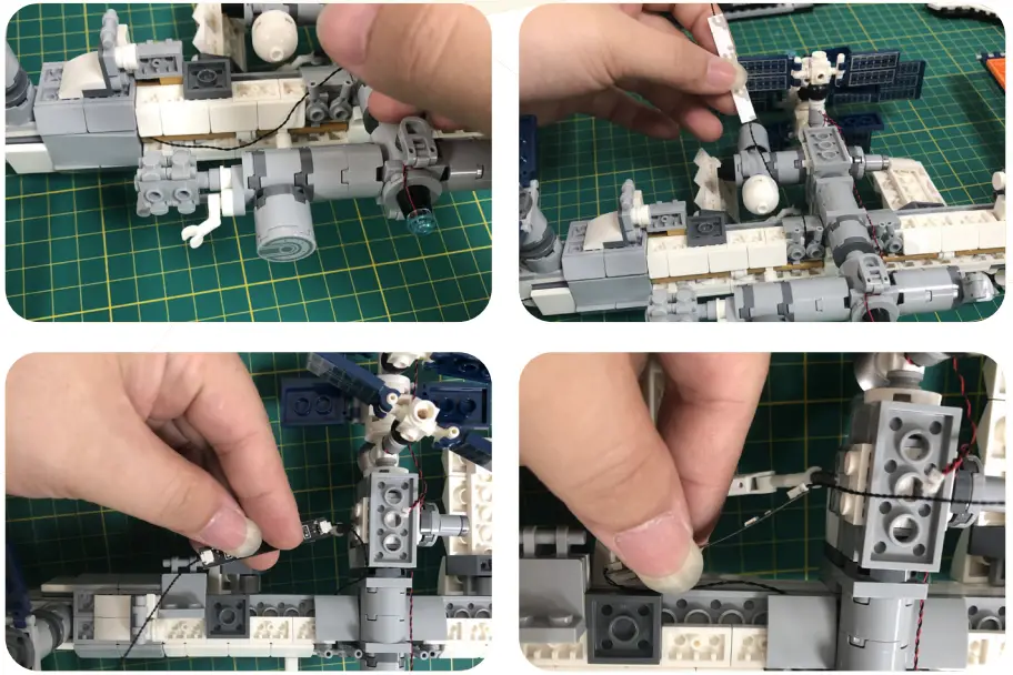 GAME OF BAICKS 21321 Light Kit for International Space Station - fig 7