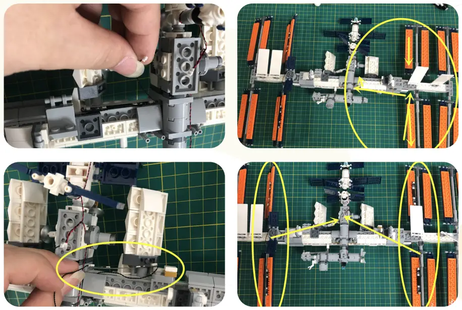 GAME OF BAICKS 21321 Light Kit for International Space Station - fig 8