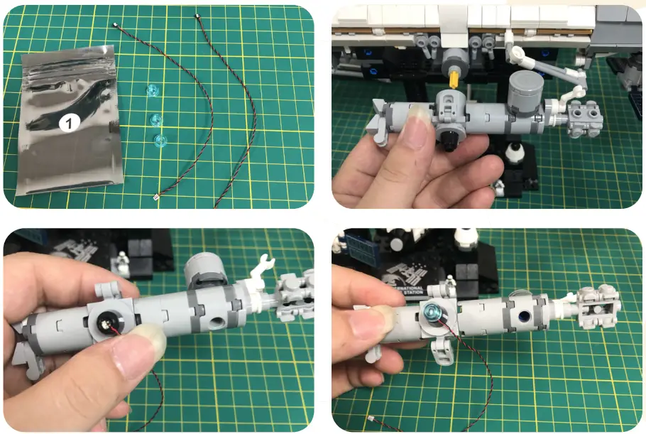 GAME OF BAICKS 21321 Light Kit for International Space Station - fig