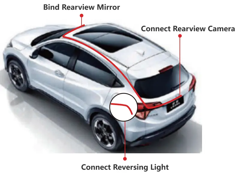 WOLFBOX G880 Mirror Dash Cam - fig 11