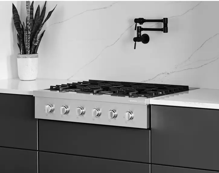 BOSCH HEZ7YZ36UC Stainless Steel Rangetopb