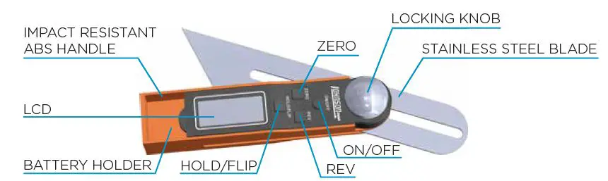 JOHNSON 1920-0800D Crescent Protractors and Squares-1