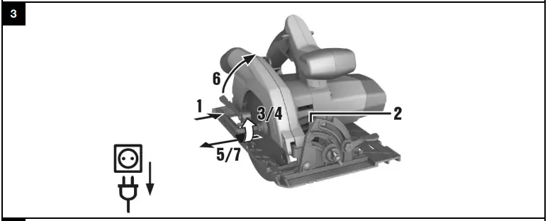 Removing The Saw Blade