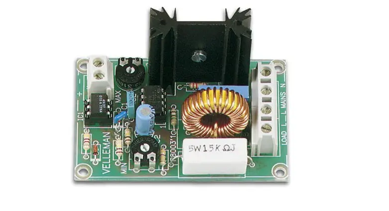 Velleman K8003 Dc Controlled Dimmer User Manual