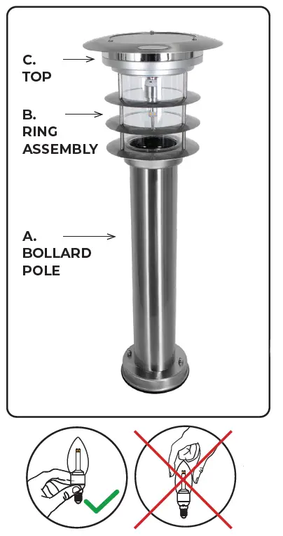 GAMA-SONIC-214001-Stainless-Steel-Bollard-Solar-Lamp-With-Ez-Anchor-fig-3