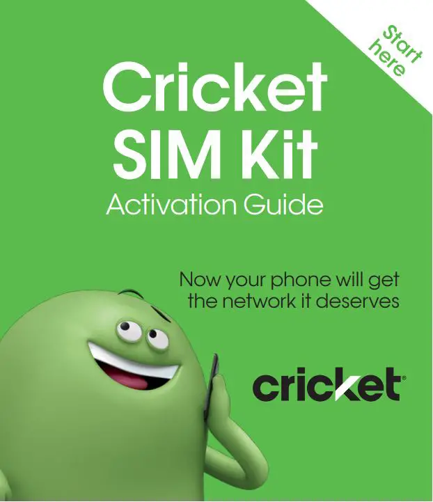 cricket SIM Kit User Guide