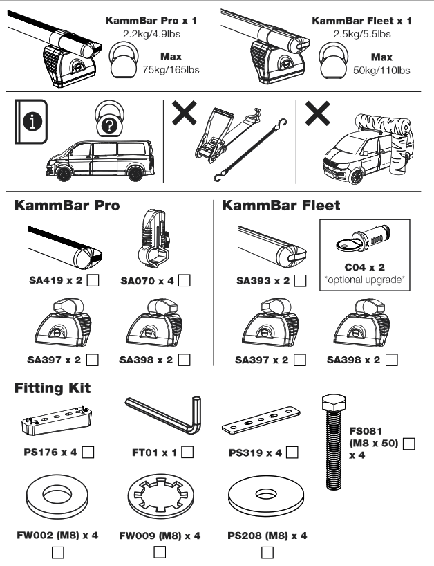 Rhino KD2PR FL KammBar Fleet System - fig