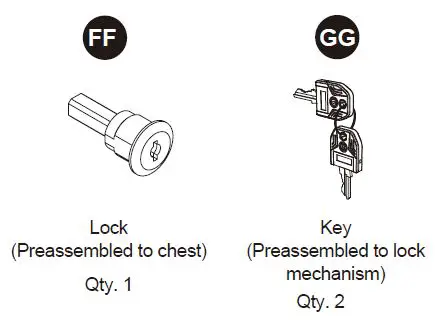 KOBALT SS22145 6 Drawer Chest-2