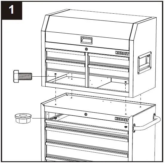 KOBALT SS22145 6 Drawer Chest-4