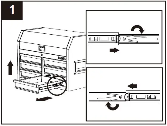 KOBALT SS22145 6 Drawer Chest-5