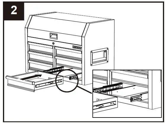 KOBALT SS22145 6 Drawer Chest-6