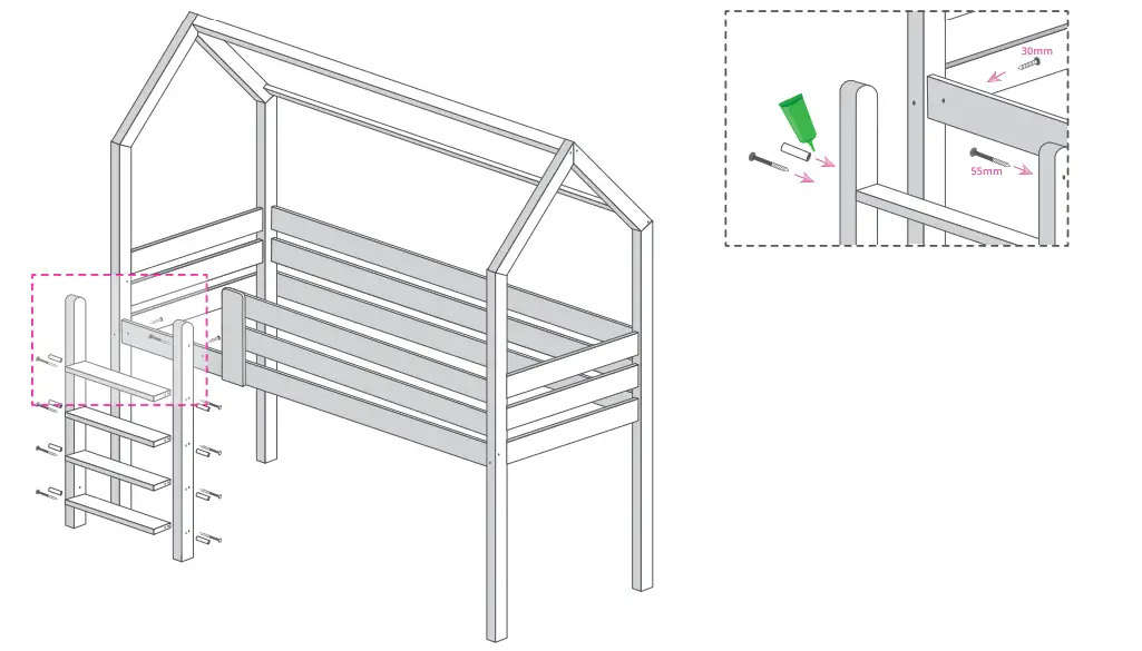 PETIT-PUK-0668-Half-High-bunk-bed-MICKEY-FIG-4