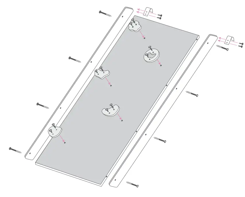 PETIT-PUK-0668-Half-High-bunk-bed-MICKEY-FIG-8