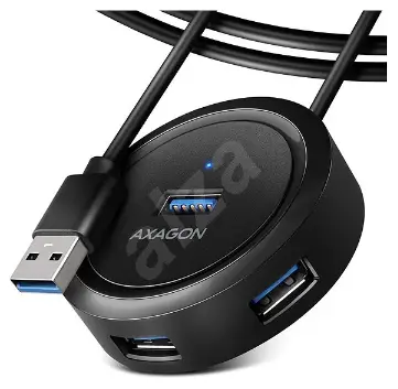 AXAGON HUE-P1AL SuperSpeed USB-A Round Hub