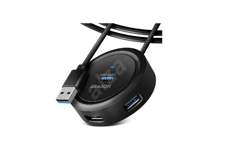 Axagon Hue-p1al Superspeed Usb-a Round Hub Instruction Manual