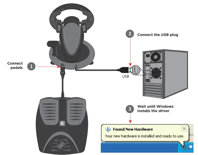 defender Forsage GTR Gaming Wheel - fig 1