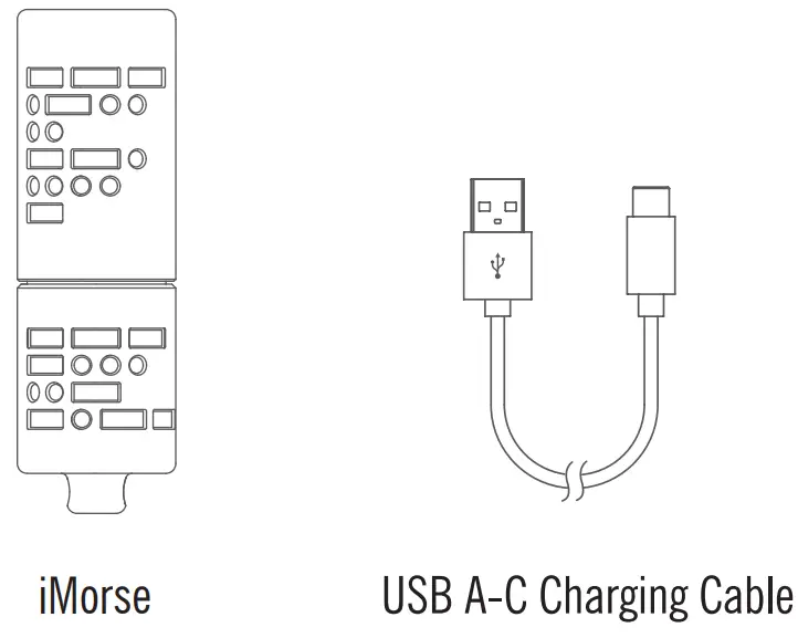 OLIGHT iMorse Keychain Flashlight 180 Lumens - fig 1