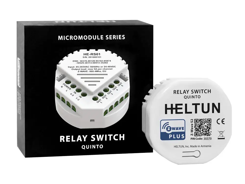 HELTUN HE-RS01 Relay Switch Quinto