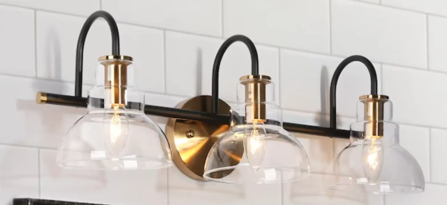 Zevni A04678 Berton 21 Inch Wide Black Vanity Light Instruction Manual