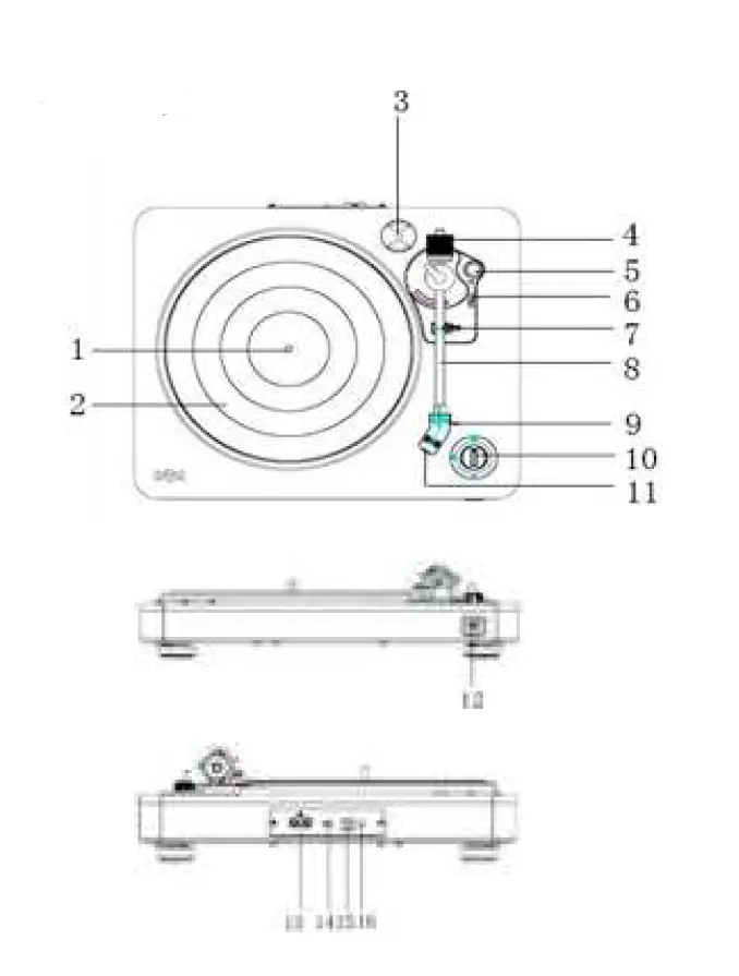MARLEY Stir IT Up Turntable Record Player-02