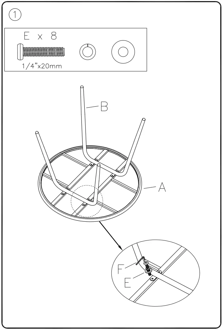 ASHLEY P372-615 Furniture Round Dining Table - fig 2