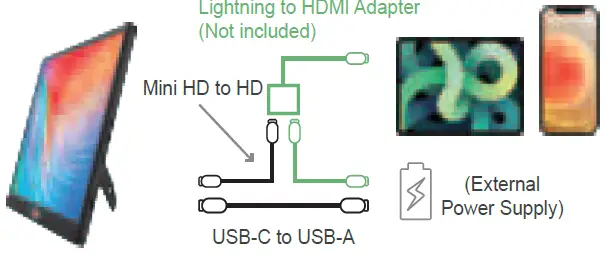 QQH Z1-9 15.6 Inch Portable Travel Monitor 04
