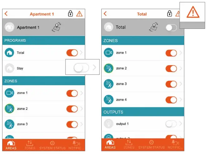 AMC LARIO Smart Control Panel - belonging to the relevant