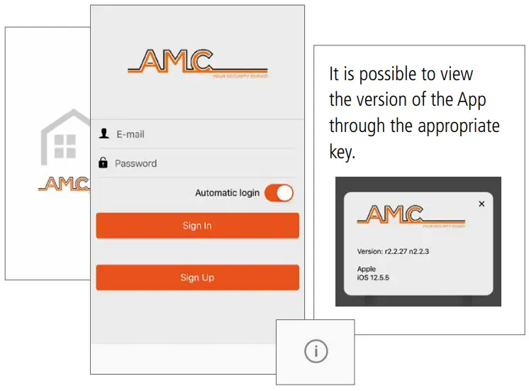 AMC LARIO Smart Control Panel - proceed with registration