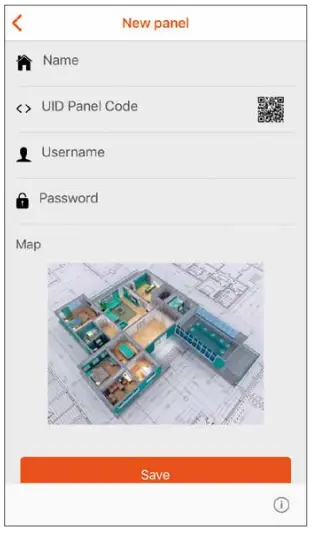 AMC LARIO Smart Control Panel - required fields