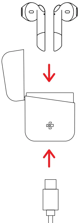 MYKRONOZ 7640158014776 ZeBuds Premium True Wireless Earphones - CHARGING