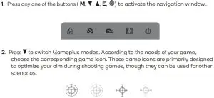 FIG 22 ECO Modes and Gameplus Switching