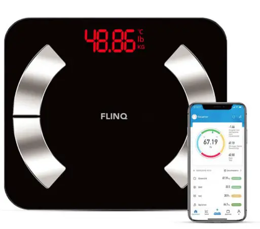 FLINQ FQC8141 V1 Bluetooth Scale with Full Body Analysis Product