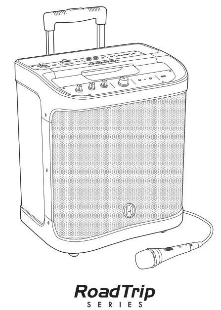 HARBINGER RT100 RoadTrip 100 Mobile Sound System - Cover