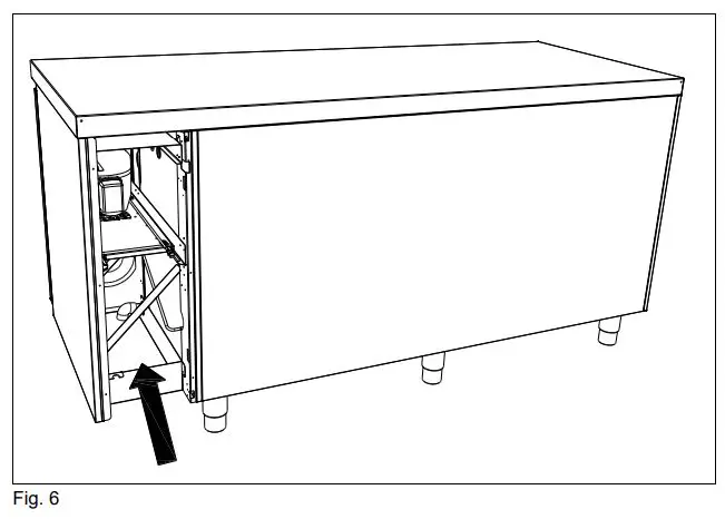 GRAM K 1807 CSG Three Door Refrigerated Counter Instructions - Fig 6