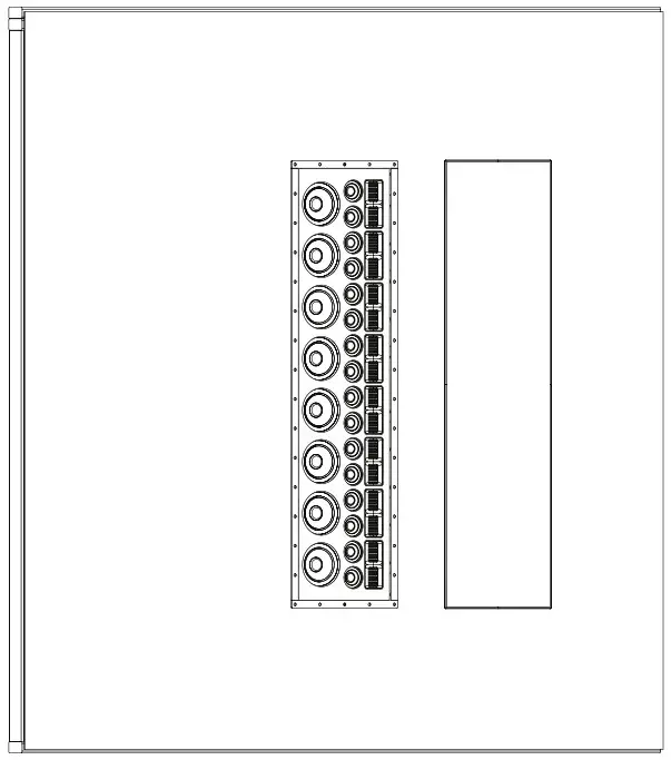 MARTIN LOGAN Statement 40XW Flagship Performance- APPLY THE SPEAKER GRILLE