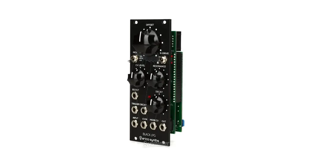 Erica Synths Blacklpg Black Lpg Analog Eurorack Low Pass Gate Module User Manual