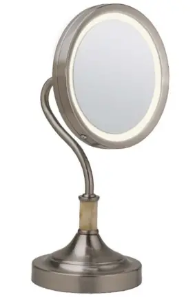 Homedics M-7019 illuminated beauty mirror spa REFLECTIVES Instruction - main