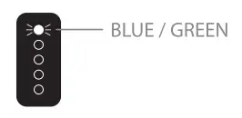 mophie powerstation wirelesss dock - blue green