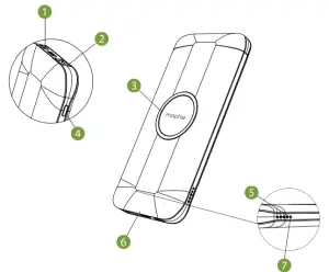 mophie powerstation wirelesss dock - power bank