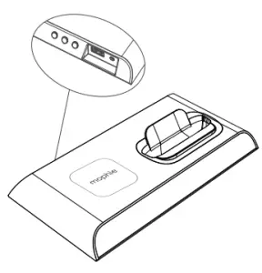 mophie powerstation wirelesss dock - wireless charging dock