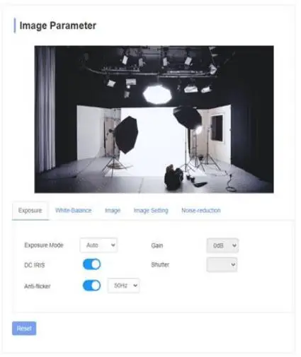 AIDA HD-NDI-200 HX2 POV Camera User Manual - Image Parameter