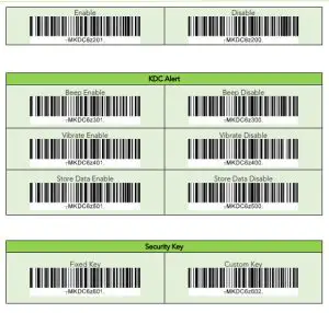 KOAMTAC KDC185 Bluetooth Barcode Scanner - barcode 2