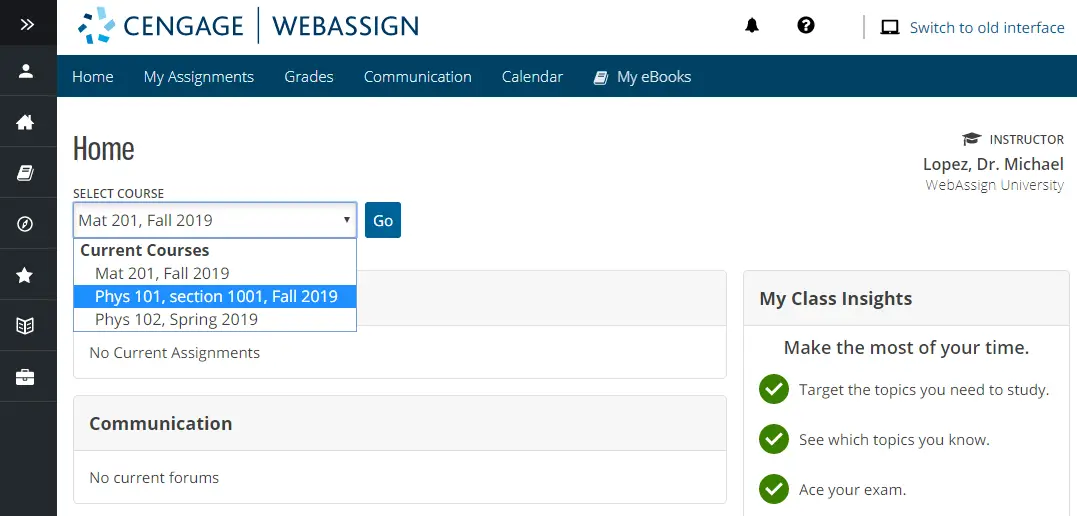 Building Block 2.3.0 WebAssign in Blackboard featured