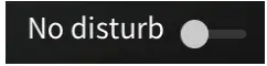 Do not disturb Icon