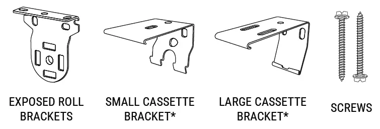 HARDWARE AND PARTS INCLUDED