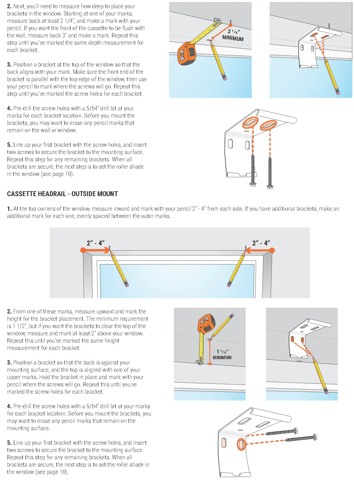 Center the right-side bracket
